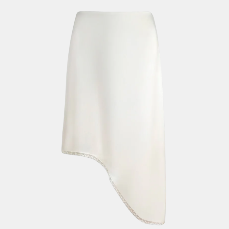 OPÉRA SPORT LEA SKIRT IVORY