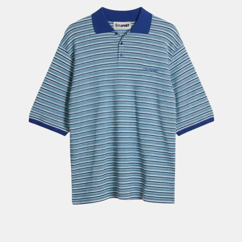 OPÉRA SPORT NEO UNISEX POLO BLUE STRIPES