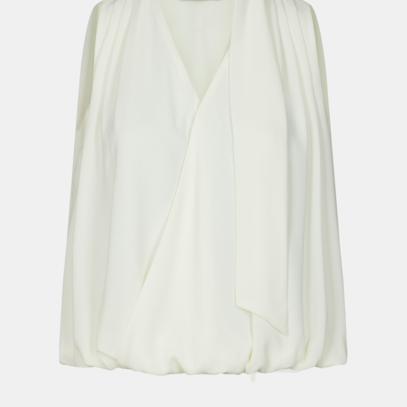 NEO NOIR INGE CHIFFON TOP OFF WHITE