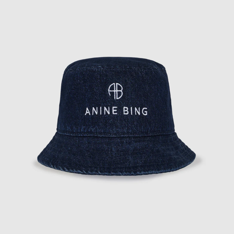ANINE BING NICKS BUCKET HAT INK BLUE
