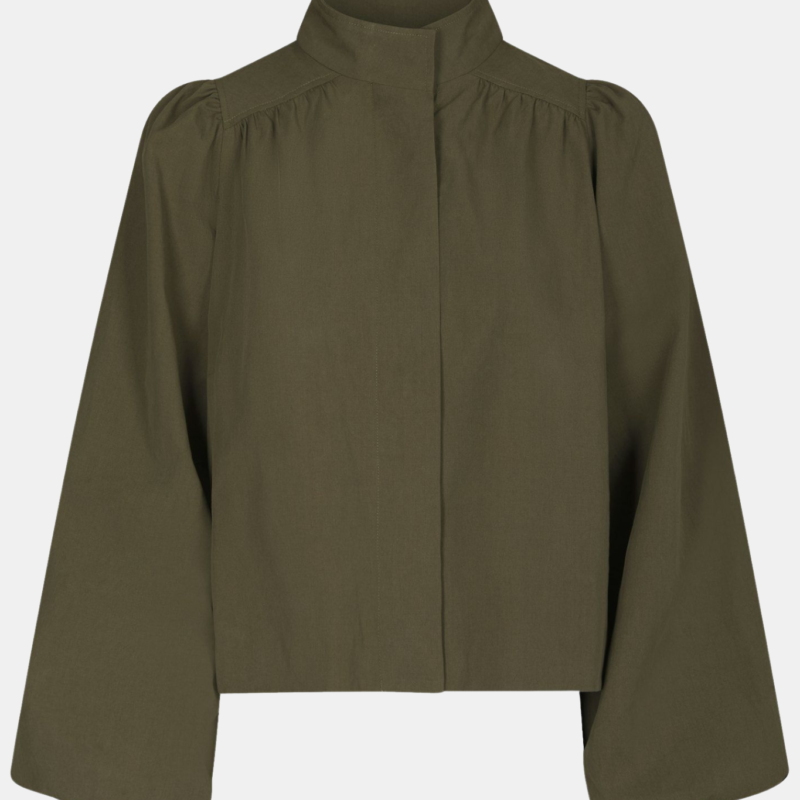 NEO NOIR TIRSA TWILL JACKET ARMY