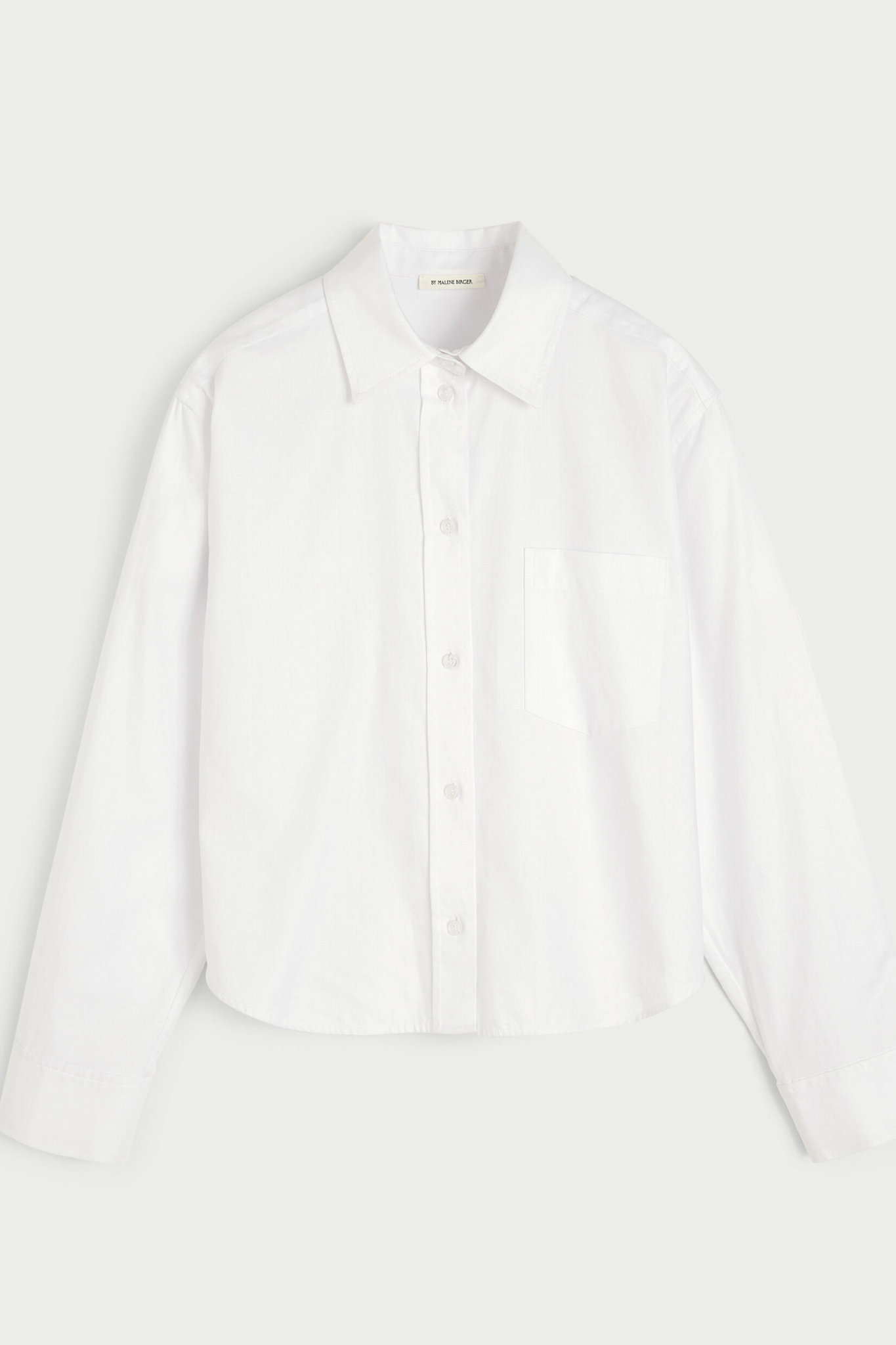 1 BY MALENE BIRGER AUDREY CROPPED WHITE HERRINGBONE - Image 1
