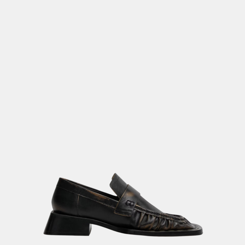 MIISTA AIRI BRUSHED BROWN LOAFERS