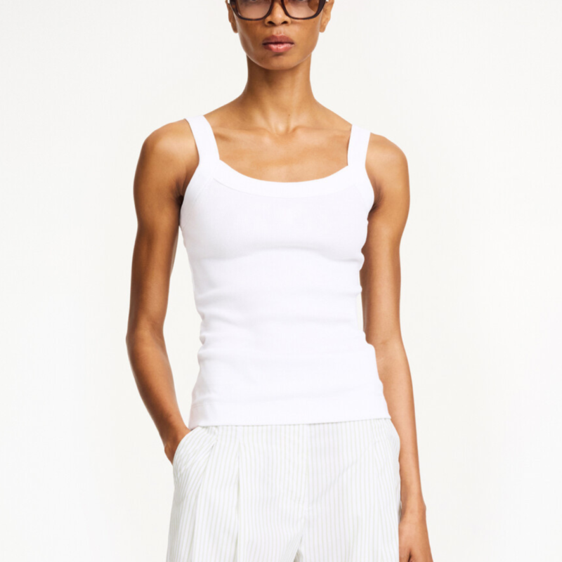 BY MALENE BIRGER FRILLIO TOP WHITE