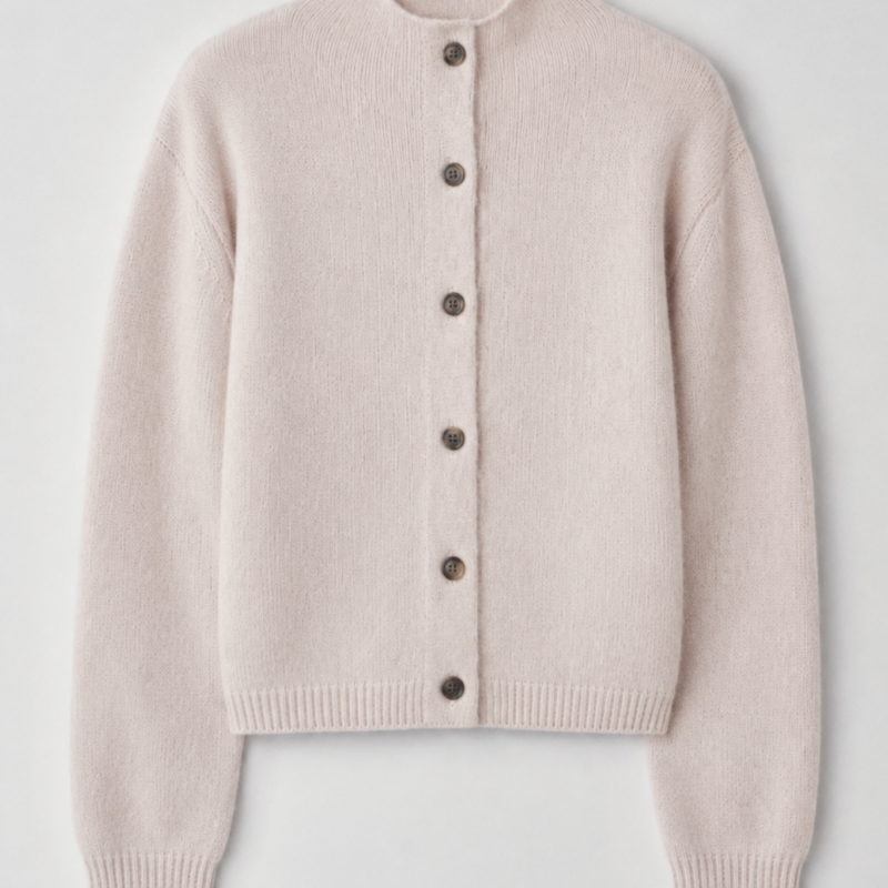 LISA YANG ZIRELLE CARDIGAN SEASHELL