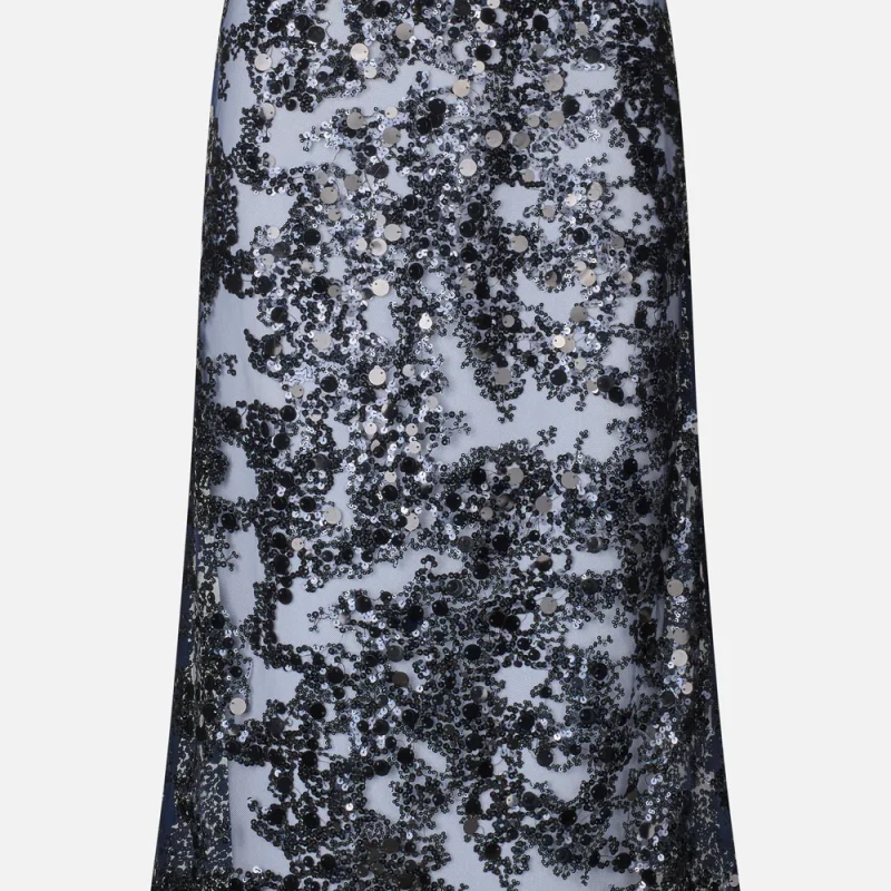 SHANIA SKIRT IN BARITONE BLUE
