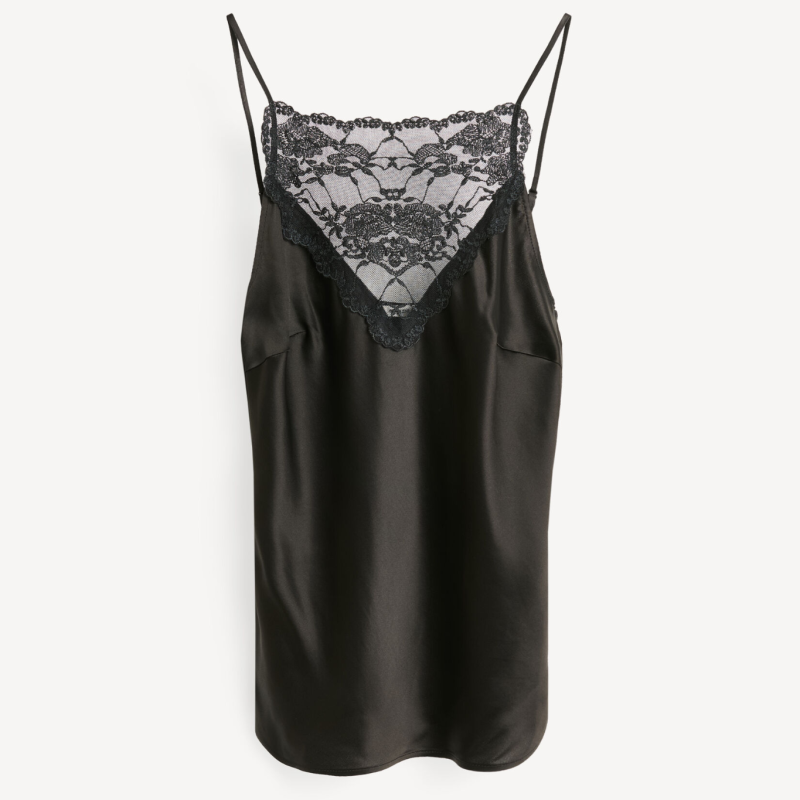 LEEBA TOP IN BLACK