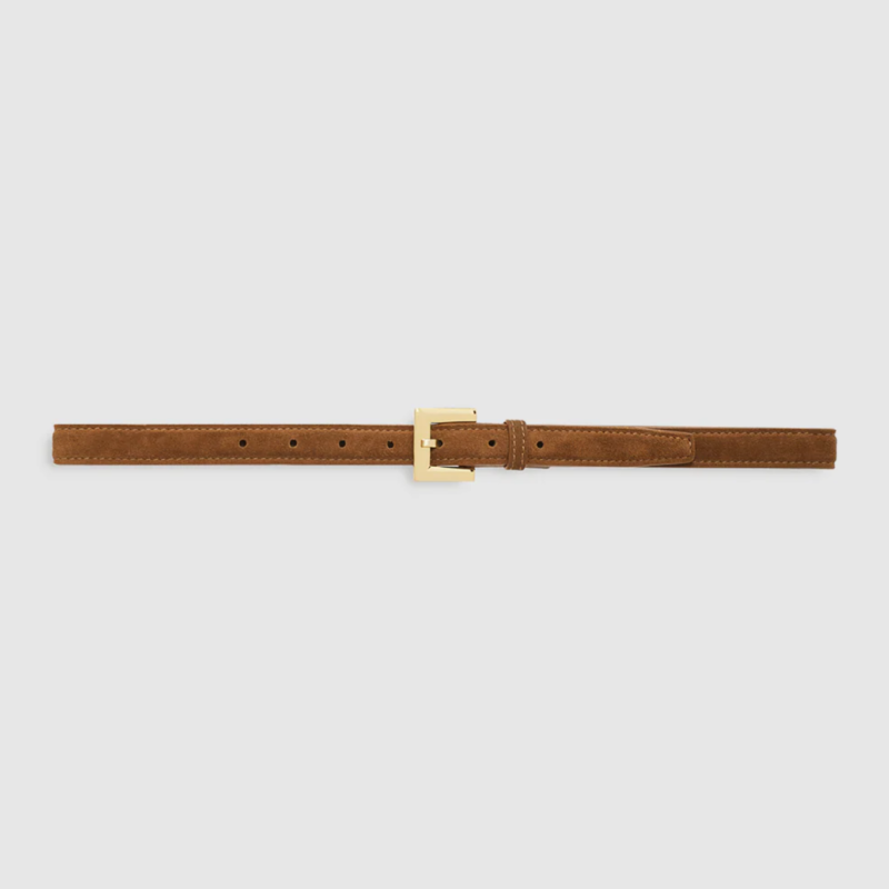 ANINE BING NICOLA BELT TOBACCO