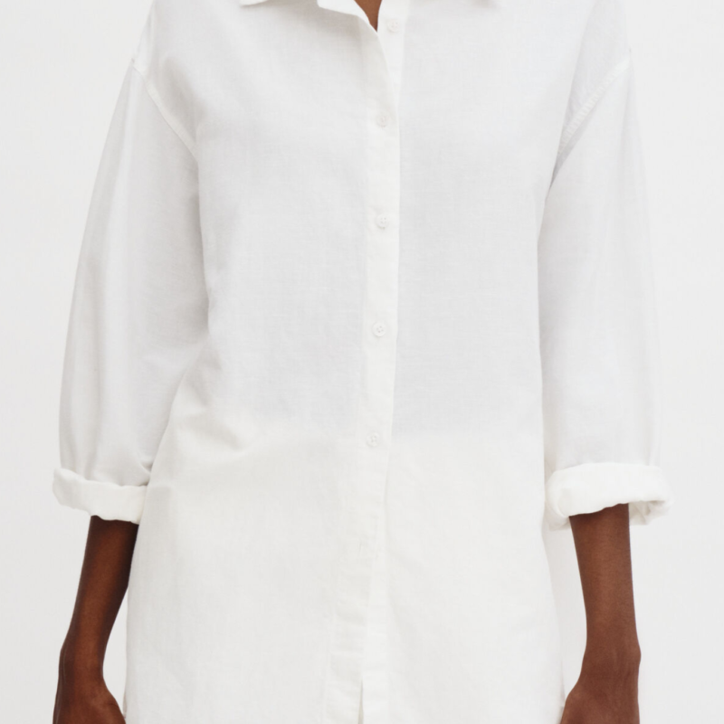 FILIPPA K SANDIE LINEN SHIRT WHITE