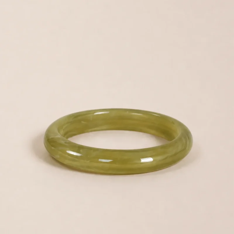 adelæ VERA CLASSIC LIGHT GREEN BANGLE