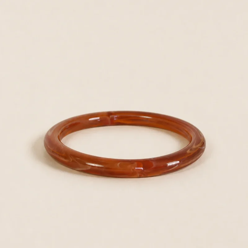 adelæ RUT SMAL DARK AMBER BANGLE