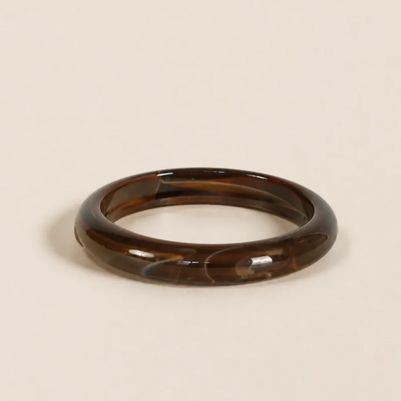 adelæ VERA CLASSIC DARK BROWN BANGLE