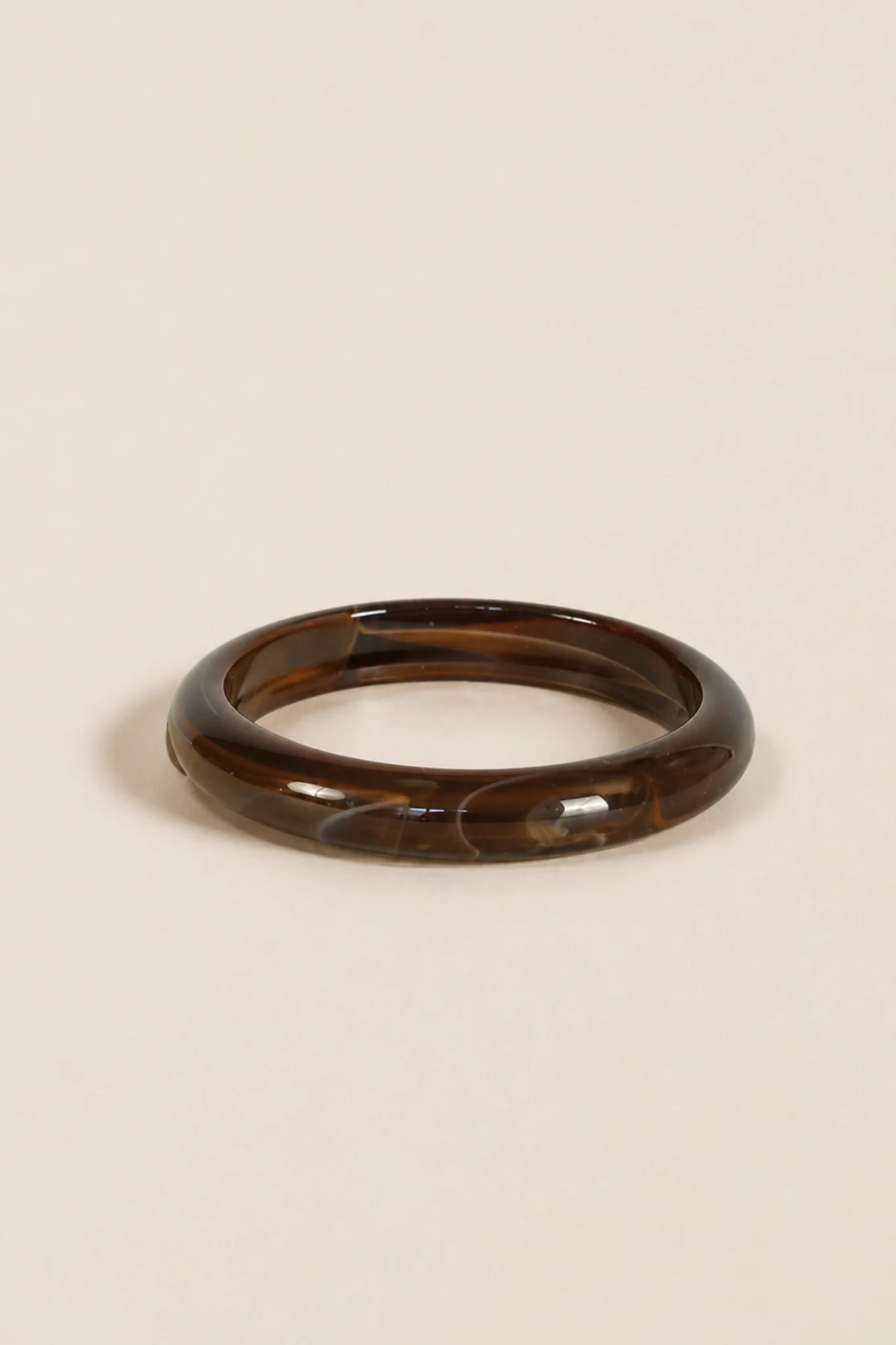 45 adelæ VERA CLASSIC DARK BROWN BANGLE - Image 1
