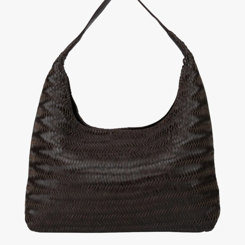 ADAX LUCCA SHOULDER BAG ISOLDE DARK BROWN