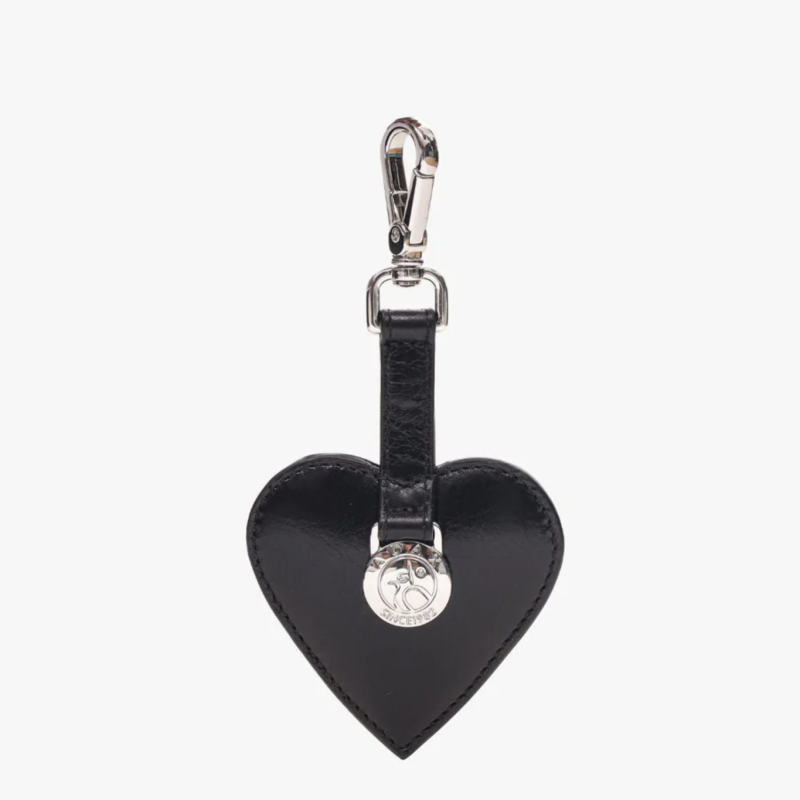 ADAX HEART CHARM VICTORIA BLACK