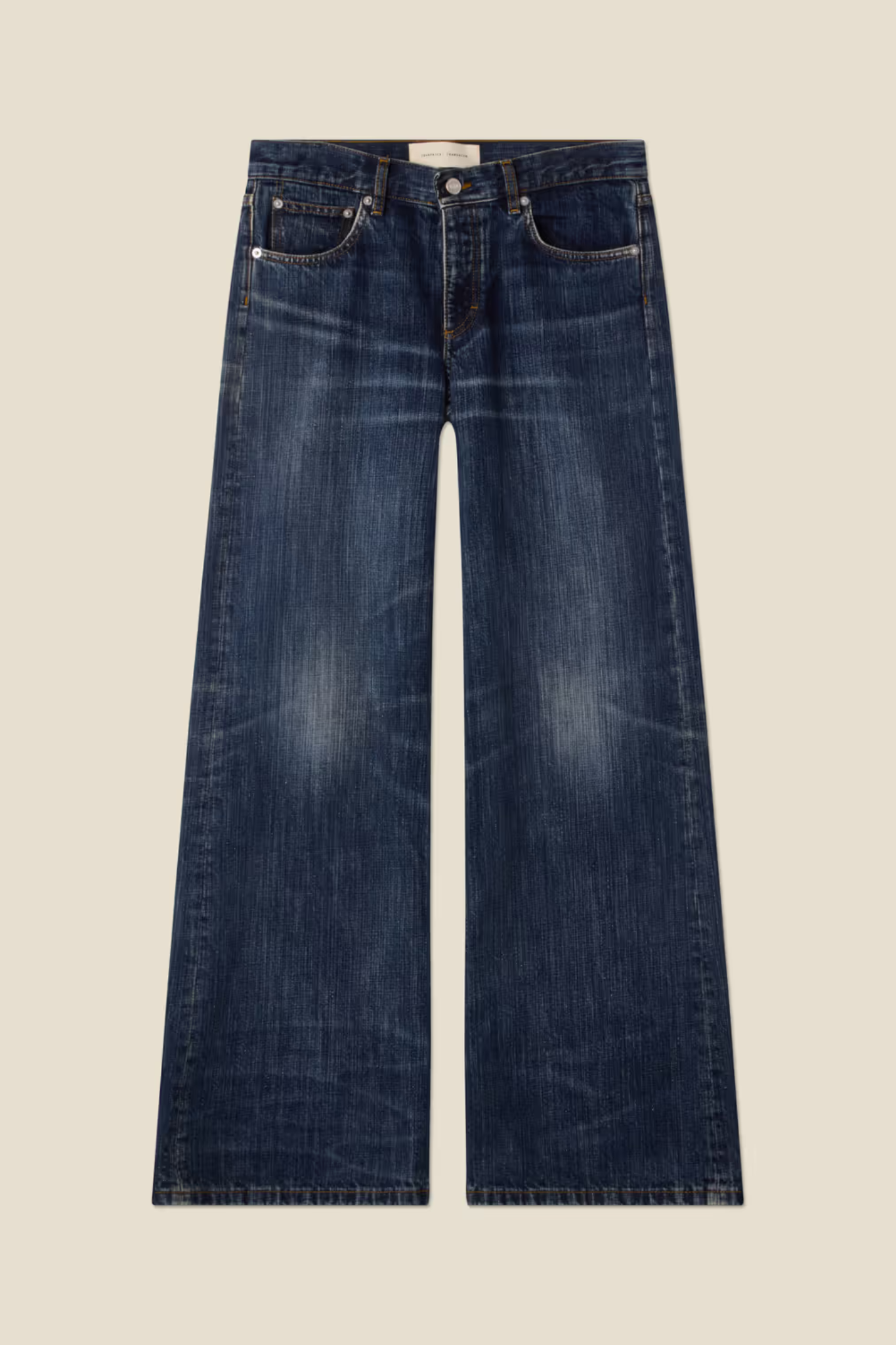 5 JEANERICA KYOTO DENIM DARK BLUE RIGHE - Image 1
