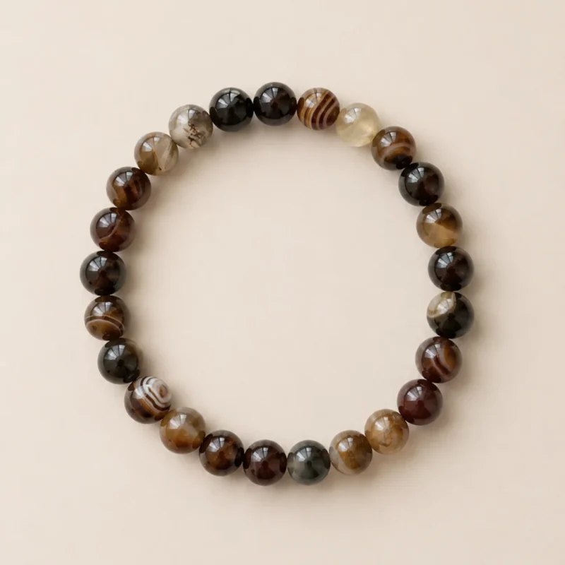 adelæ ELIN DARK AGATE BRACELET