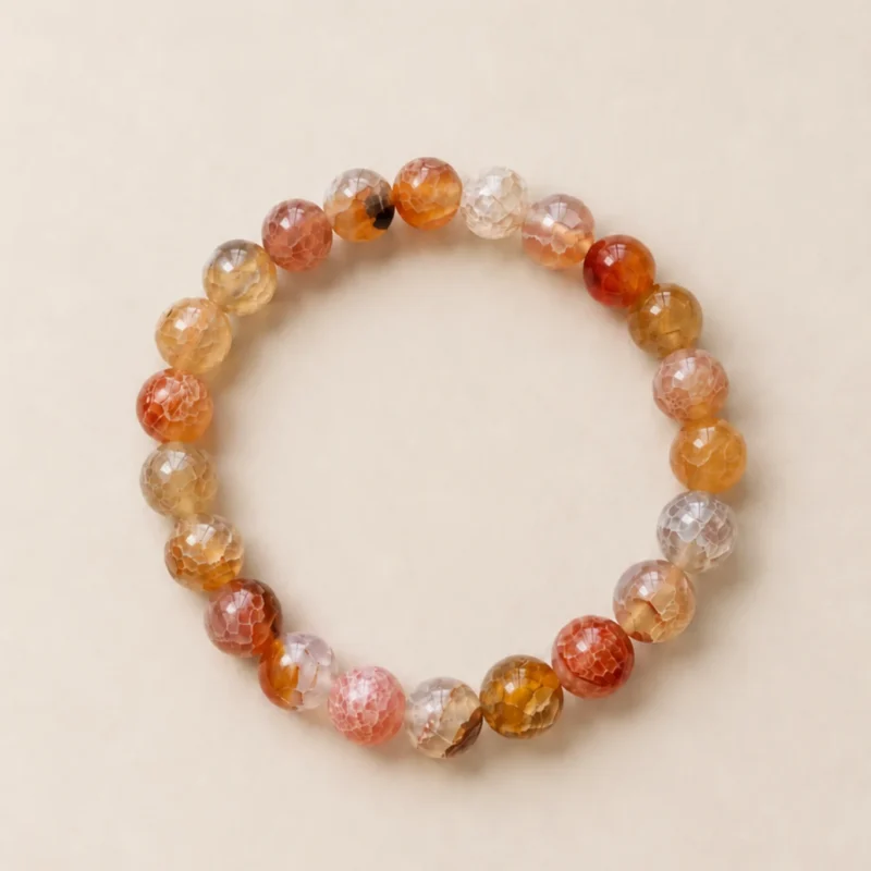 adelæ ELIN FIRE AGATE BRACELET