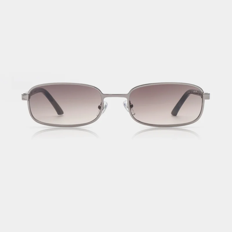 A.K NOAH SUNGLASSES SILVER STRIPED HORN