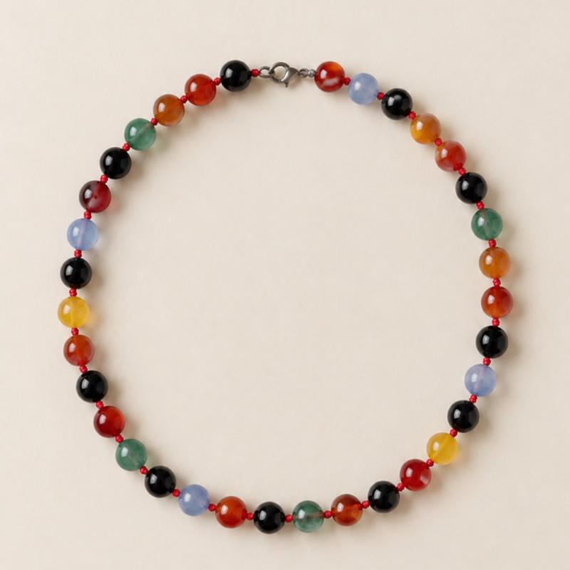 adelæ GRETE MULTI BEAD NECKLACE
