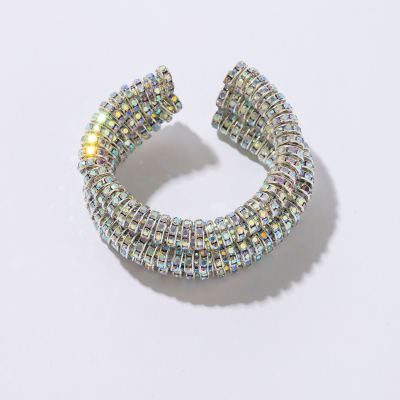 CLEOPATRA SILVER BANGLE